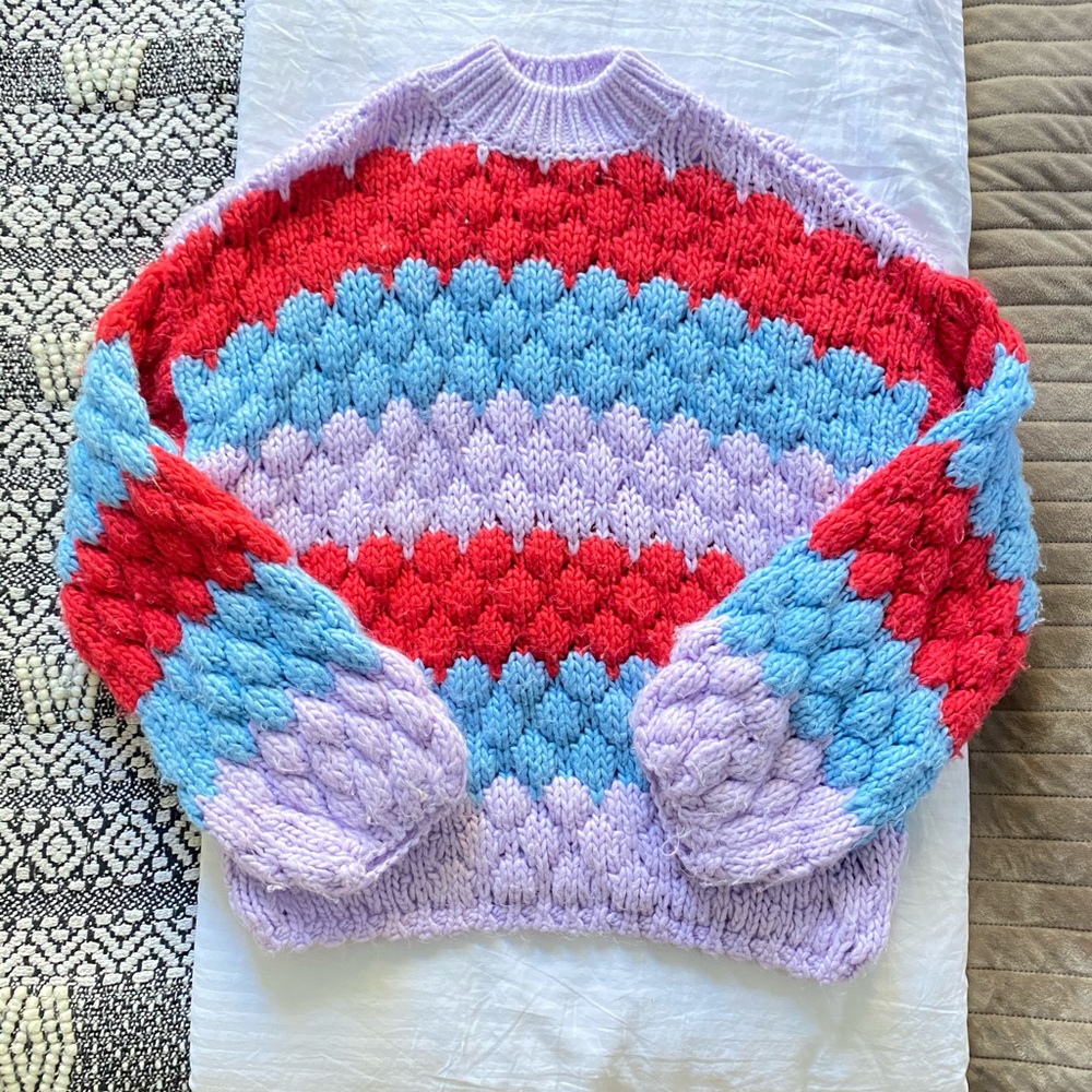 Multicolored Knit Sweater